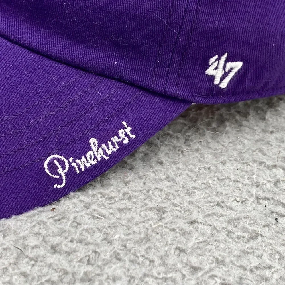 '47 Pinehurst Golf‎ Hat Cap Strap Back Purple Embroidered Logo Outdoors Womens